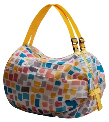 Produktbild von Faltbare, wiederverwendbare Einkaufstasche mit Schulter- oder Handtragegurt, waschbare Nylontasche für Einkäufe, Reisen und Outdoor-Aktivitäten