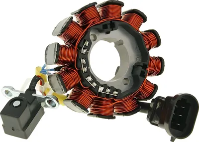 Image de Alternateur stator Piaggio, référence 638610, compatible avec Aprilia SR 50 R LC