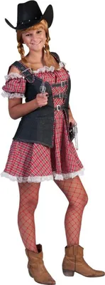 Produktbild von Cowgirl Kostüm Ranger Lady Karo für Damen