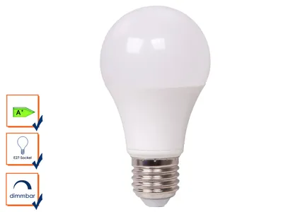 Produktbild von XQ-lite XQ1683 LED Leuchtmittel A60-806l warm weiß 3 fach dimmbar, 9 W, 60 W, E27, 806 lm, 15000 h, Warmweiß