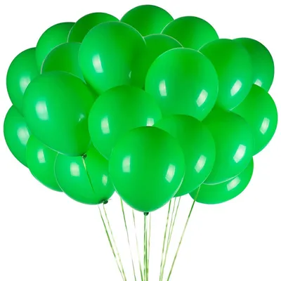 Produktbild von Hochwertige Latexballons, Grün - 100 Stück für Dekorationen bei Feiern
