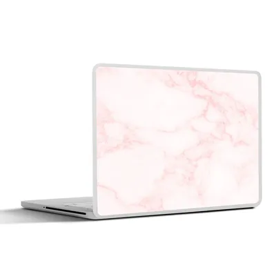 Produktbild von MuchoWow® Laptop Aufkleber Sticker Cover Marmor - Textur - Rosa - Schick 36.5x27.5 cm - Laptop-Sticker