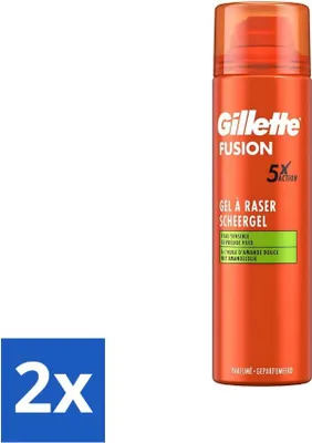 Produktbild von Gillette Rasiergel Fusion 5 Sensitive 200 ml - Vorteilspack - 2 Stücke