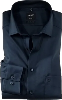 Produktbild von Olymp Hemd Navy Level Five Body Fit Baumwolle