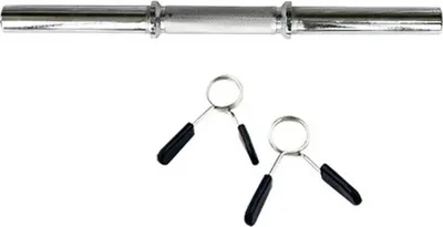 Produktbild von Hantelstange 36 cm mit Kragenfeder