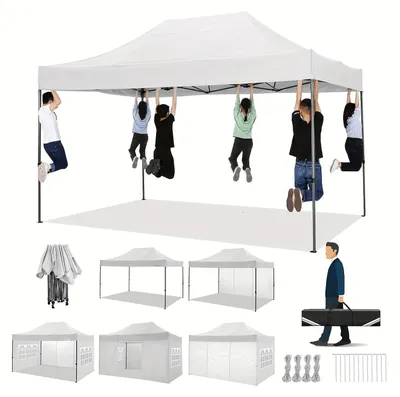 Obrázek produktu pro Stan na party – Zahradní stan – Stan na oslavy – Pavilon – Stan na akce – 3x4,5 m – Robustní konstrukce