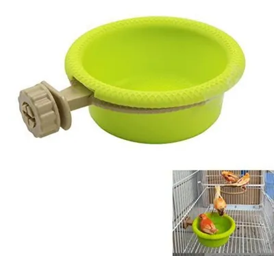 Produktbild von Vogelbadewanne Hängend für Kleine Vögel & Papageien, Auslaufsicher, Kunststoff, Ø 12 cm