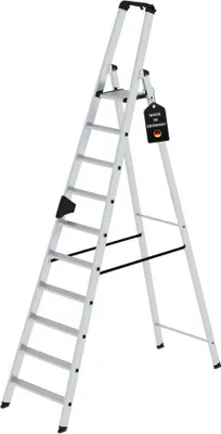 Produktbild von Stufen-Stehleiter einseitig begehbar 10 Stufen