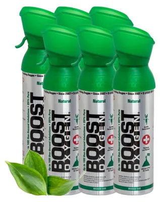 Image de Boost Oxygen oxygène en canette Naturel, moyen, 6x5L