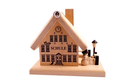 Produktbild von Räucherhaus Schule Höhe=7,5cm