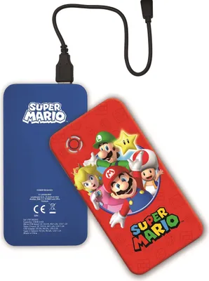 Obrázek produktu pro Lexibook Power banka 10 000 mAh Super Mario