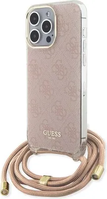 Immagine prodotto di Guess Guhcp15Lhc4Sep Iphone 15 Pro 6.1Różowy/Pink Hardcase Crossbody Cord 4G Print