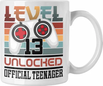 Produktbild von Trendation - 13. Geburtstag Tasse Jungs Gaming Official Teenager 13er Geburtstag Geschenkidee  (Weiß)
