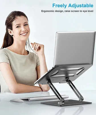 Produktbild von Famanu Laptopständer Ergonomisch Verstellbar - Schwarz