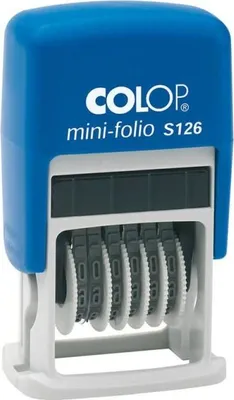 Immagine prodotto di Timbro numerico COLOP Mini Dater S126, 6 cifre
