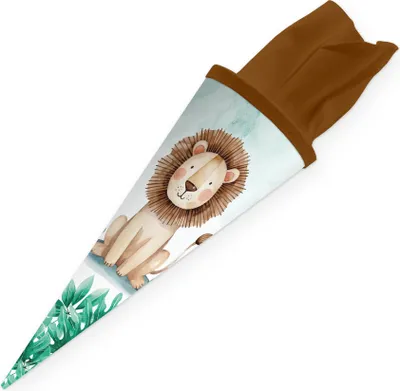 Produktbild von itenga Geschwister Schultüte 35cm Löwe
