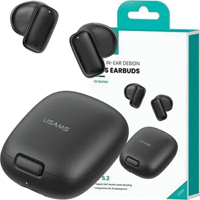 Immagine prodotto di Usams Cuffie Bluetooth 5.3 serie Twsid senza fili nero/nero Bhuid01 (Id25)