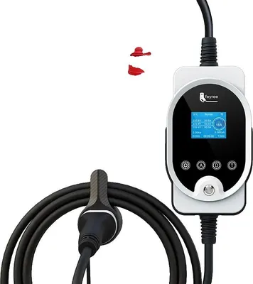 Image de Chargeur EV,Wi-Fi, portable et mural, 11 kW APP PAS d'adaptateur, type 2