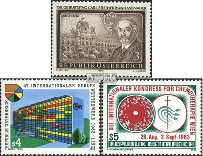Produktbild von Briefmarken Österreich 1983 Mi 1746,1747,1748 (kompl.Ausgaben) postfrisch Sondermarken