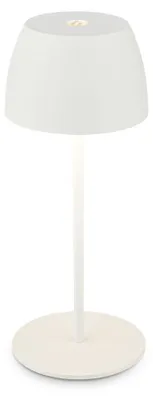 Image de B.K.Licht Mini lampe de table LED sans fil IP44, à intensité variable, tactile, protection contre les éclaboussures, sans fil, blanc, Ø8 x 20 cm