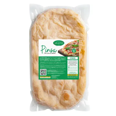 Produktbild von 18 Italienische vorgekochte Pinsa-Böden | Pinsa fertig in 5 Minuten | hergestellt in Kalabrien | Pinsa-Böden von je 250 Gramm