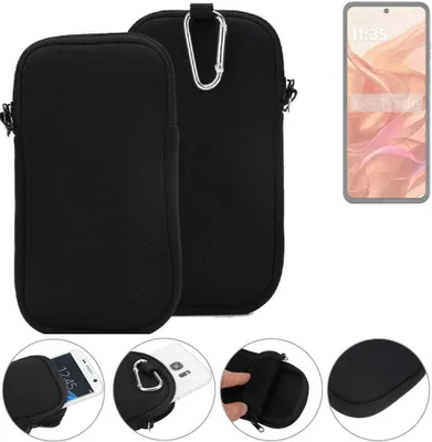 Produktbild von K-S-Trade Neopren-Hülle Handyhülle kompatibel mit Motorola Razr 50 Schutzhülle Neoprenhülle Sleeve Schutz-Hülle Gürtel Tasche Case Holster