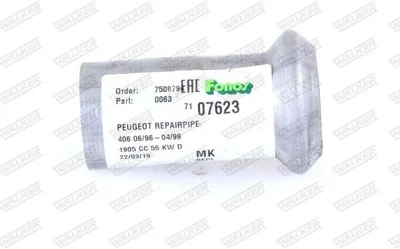 Produktbild von WALKER Abgasrohr Auspuffrohr 07623
