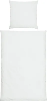 Produktbild von Erwin Müller Bettwäsche Himmelkron" weiß 1x 135x200 cm + 1x 80x80 cm"