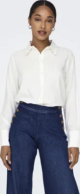 Zdjęcie produktu dla Only Bluzka damska z długim rękawem ONLBerit 28427-L, 28427-M, 28427-S, 28427-XL, 28443-L, 28443-S, 28443-XL ONL-15320243 Snow White S