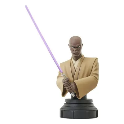 Produktbild von Gentle Giant Star Wars The Clone Wars Büste 1/7 Mace Windu 15 cm