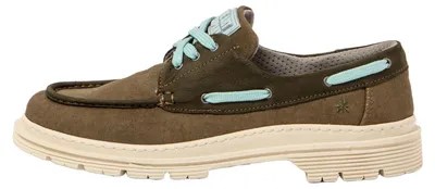 Image de Art Chaussures pour Homme/Femme 1901 NOBUCK-CANVAS KAKI/ BIRMINGHAM Couleur Vert