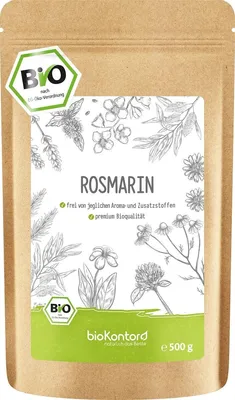 Produktbild von Rosmarin 500 g geschnitten und getrocknet | Gewürz ohne Zusätze | Rosmarintee