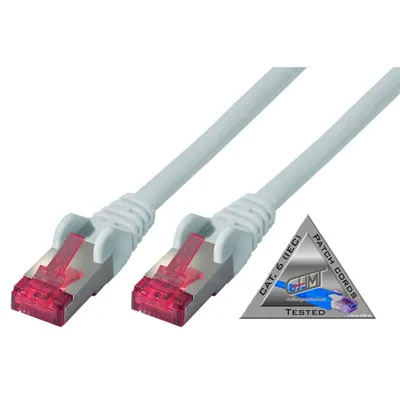 Produktbild von Patchkabel cat6A S/FTP PIMF Halogenfrei weiß 10m
