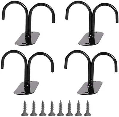 Produktbild von Tassenhalter Haken Unter Regal Tassen Aufhängen Schrankeinsatz Metall Hakengestell für Tassen Becher Weingläser Aufbewahrungshaken küchenzubehör