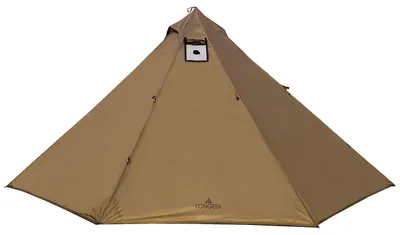 Immagine prodotto di Tenda tipi con attacco per stufa - Per 3 persone - Antivento - Impermeabile - Per trekking e campeggio