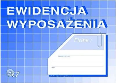 Obrázek produktu pro Záznamy o vybavení K7