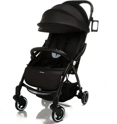 Productafbeelding van Sportieve Kinderwagen voor Kinderen - Zwart - 110 x 60 x 30 cm