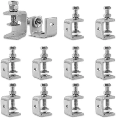 Obrázok produktu pre Sada skrutkových svoriek 12 ks, 0-25 mm, nehrdzavejúca oceľ 304, pre spracovanie dreva