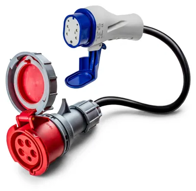 Produktbild von 32A 5-polig auf Typ 3 Adapter