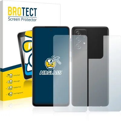 Produktbild von BROTECT Schutzglas für Samsung Galaxy A52s 5G (Display+Rückseite) Schutzfolie Panzer Folie Glas Display Schutz klar