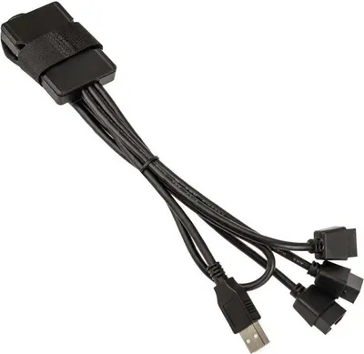 Immagine prodotto di Hub USB Lian Li PW-U2TPAB Hub USB 2.0 da 1 a 3 - Nero