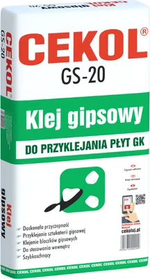 Produktbild von Gipskleber für Gipskartonplatten GS-20 10 kg