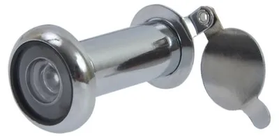 Produktbild von Türspion 14 mm Chrom poliert für Türstärke 50-90 mm