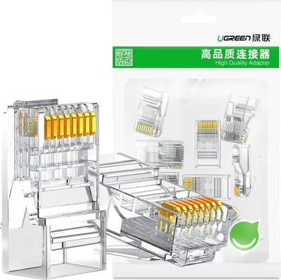Image de Wtyczka Rj45 Ugreen Nw120, Ethernet, 8P/8C, Cat.6/6E, Utp (100Szt.)