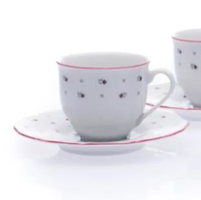 Obrázok produktu pre Šálka a podšálka na moka, 80 ml, Franceska, G. Benedict