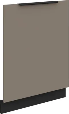 Obrázok produktu pre Dvierka pre vstavanú umývačku LUNARA - 60x72 cm, tmavo béžové / čierne