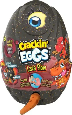 Produktbild von BOTI 38180 - Crackin EGGS Dino Plüsch - Lava Flow (schwarz)
