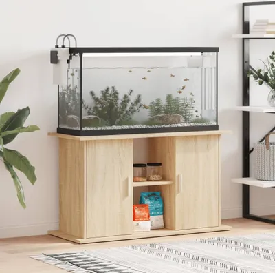 Produktbild von Möbel Aquariumständer Sonoma-Eiche 101 x 41 x 58 cm Holzwerkstoff - Sonstiges Aquarienzubehör &12663