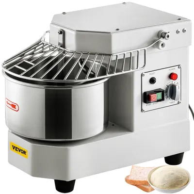 Produktbild von VEVOR Elektrischer Lebensmittelmixer 30L Lebensmittelstandmixer 1100W Elektrischer Teigmixer Maker 220V Einstellbarer Gewerblicher Mixer Mahler Gewerblicher Standmixer für die Küche Gewerbliche Nutzung, 8 L