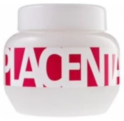 Produktbild von Kallos Placenta Hair Mask 800ml, 800 ml, Frauen, beschädigtes Haar, trockenes Haar, Nährend, Weizen, Bambus, Topf
